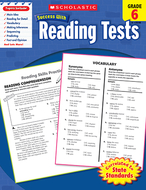 Scholastic success with reading  tests gr 6