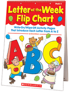 Letter of the week flip chart