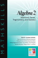 Sequences series trigonometry and  statistics 10 lessons gr 6-12