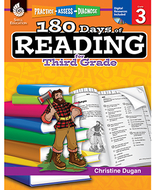 180 days of reading book for third  grade
