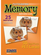 Pets photographic memory matching  game
