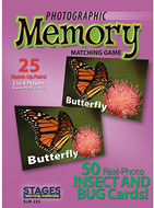 Insects & bugs photographic memory  matching game