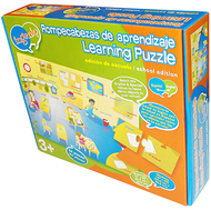 About school bilingual learning  puzzle