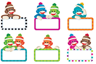 Sock monkey signs accents variety  pack