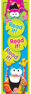 Read it read it read it frog-tastic  bookmarks