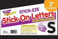 Stick-eze 2in letters & marks black