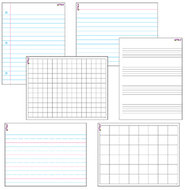 Wipe off papers & grids combo pack