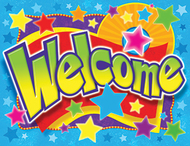 Welcome stars learning chart