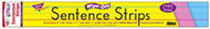 Wipe-off sentence strips multicolor  24 inch pk