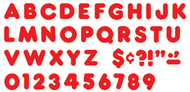 Ready letters 4 inch casual red