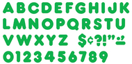 Ready letters 4in casual green  spark