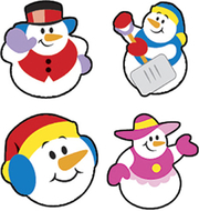 Supershapes stickers snow friends