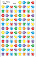 Paw prints superspots stickers