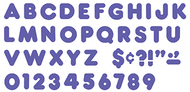 Ready letters 4 inch casual purple