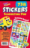 Sticker pad schooltime fun