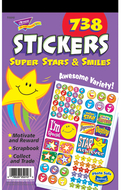 Sticker pad super stars & smiles