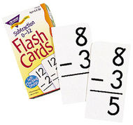 Flash cards subtraction 0-12 91/box