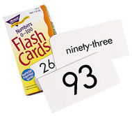 Flash cards numbers 0-100 101/box