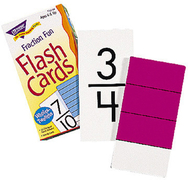 Flash cards fraction fun 96/box