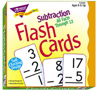 Flash cards all facts 169/box 0-12  subtraction