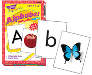 Match me cards alphabet 52/box  two-sided cards ages 4 & up