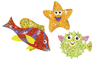 Sea life sparklers sparkle stickers