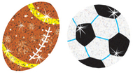 Sparkle stickers star sports