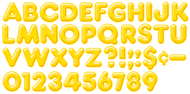 Ready letters 2inch 3-d yellow