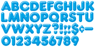 Ready letters 2inch 3-d blue