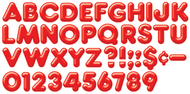Ready letters 4inch 3-d red