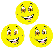 Stinky stickers yellow smiles/lemon  meringue