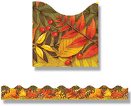 Leaves of autumn trimmers scalloped  edge 12/pk 2.25 x 39 total
