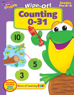 Counting 0-31 28pg wipe-off books