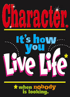 Poster character its how you live