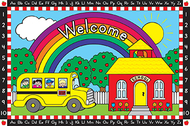 Rainbow school 30pk postcards