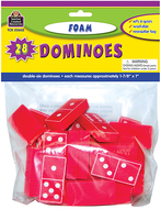 Foam dominoes red