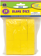 Foam blank dice