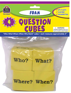 Foam question cubes