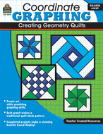 Coordinate graphing creating  geometry quilts gr 4 & up