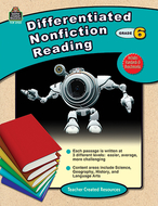 Differentiated nonfiction reading  gr 6