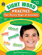 Sight word practice for every type  of learner gr 1-2