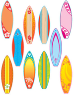 Surfboards accents