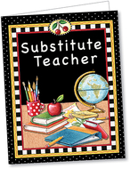 Substitute teacher pocket folder tc