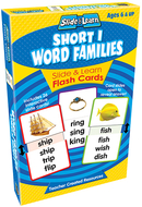 Vowels short i word families slide  & learn flash cards