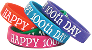 Happy 100th day wristbands