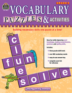 Vocabulary puzzles & activities gr5