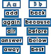 Ww cards high frequency words  level 2
