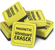 Magnetic whiteboard erasers 12pk  2in x 2in
