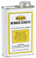 Rubber cement 16oz can
