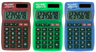 Dual power pocket calculator